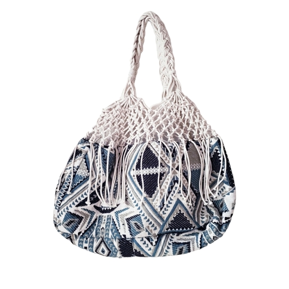 A & B America and Beyond Bohemian Fringe Shoulder Bag - Picture 1 of 14